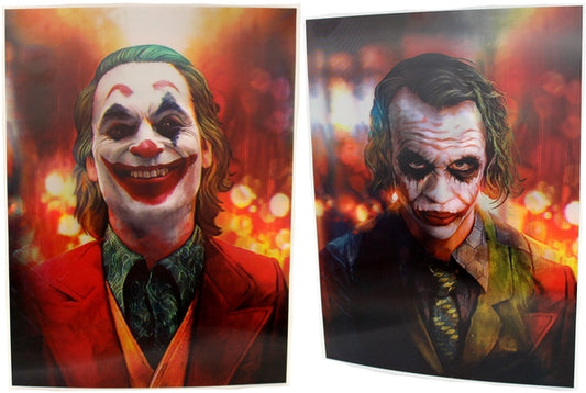 3ct Lenticular 3D Image Holographic Poster - Joker