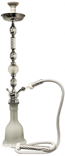 43" Inhale India 1CP Hookah White