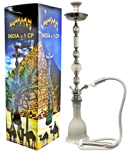 43" Inhale India 1CP Hookah White