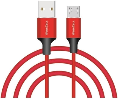 Wegacell USB Data Cable Phone Charger - Iphone - Micro - Type-C - 5FT