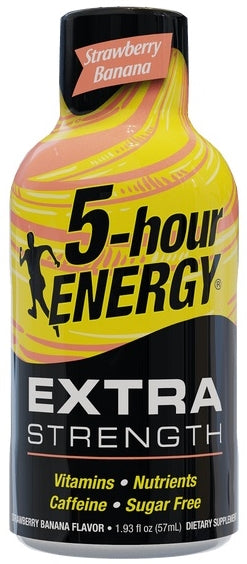 5 Hour Energy Shot - Extra Strength Strawberry Banana 12pk