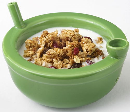 Ceramic Pipe - Roast and Toast Green Cereal Bowl