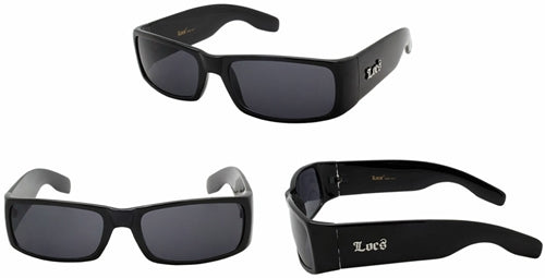 12ct Locs Sunglasses UV400 Sport - 8LOC9006-BK