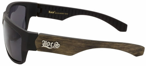 12ct Locs Sunglasses UV400 Sport - 8LOC91113-WOOD