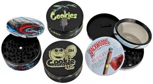 Cookie Backwoods Mix Design - Large 98mm Grinder