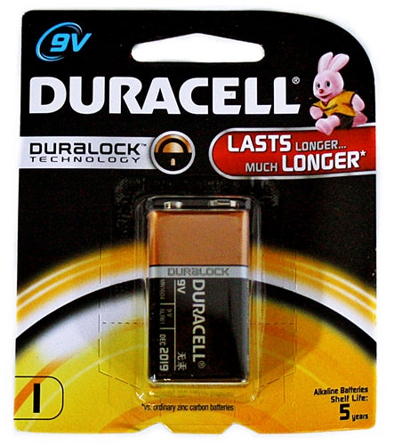 12ct 9v Duracell Duralock Alkaline Battery