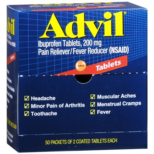 Advil Ibuprofen 200mg 50pk