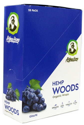 Afghan Hemp Blunt Wraps - Hemp Woods - Grape