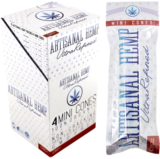 Artisanal Hemp Ultrarefined Mini Cones 15pk