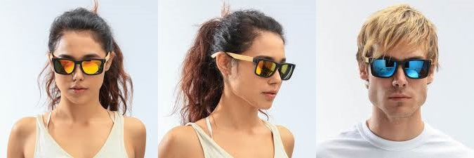 Sunglasses - Unisex Bamboo Shades Eyewear