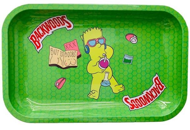 Backwoods Rolling Tray - Bart Simpson