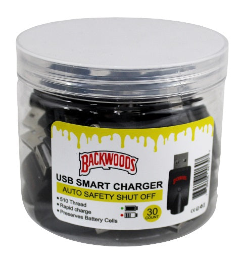 Backwoods USB Charger 30pk Tub