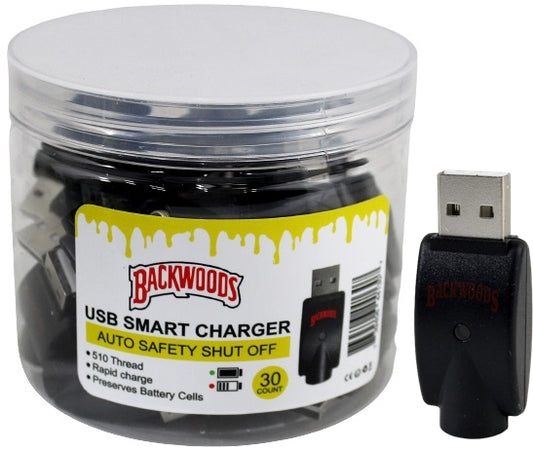 Backwoods USB Charger 30pk Tub