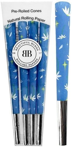 Beautiful Burns 8pk Pre-Rolled 98mm Designer Cones - Hazy Daisy