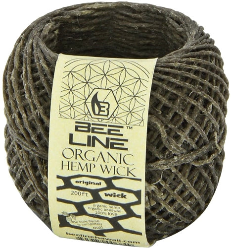 Bee Line Hemp Wick 200ft Spool