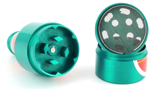 Beer Bottle 3pc Mini Metal Grinders 12pk