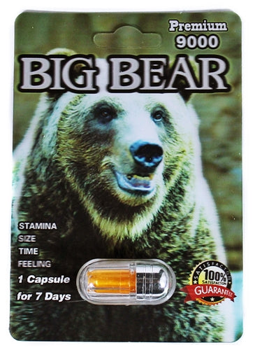 Big Bear Premium 9000 Male Enhancement Capsule