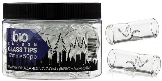 BIO Carbon Glass Tips 2 Pokes King Size 12mm - 50pk