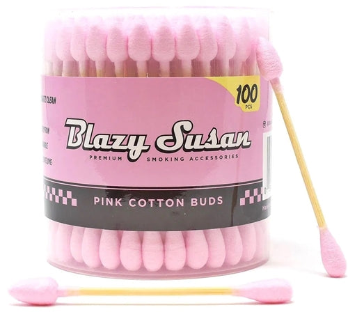 Blazy Susan Cotton Buds - Pink 100pk