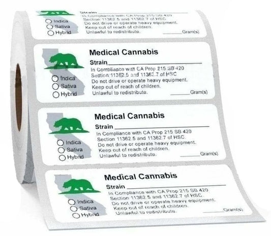 California State Medical Marijuana Labels