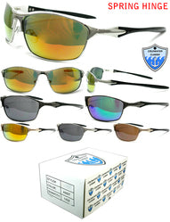 12ct Cold Water Classix Sports Mens Sunglasses With Spring Hinge CC18-Metal