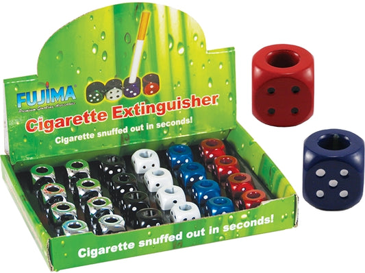 Cigarette Extinguisher Metal Dice Snuffer 24pk