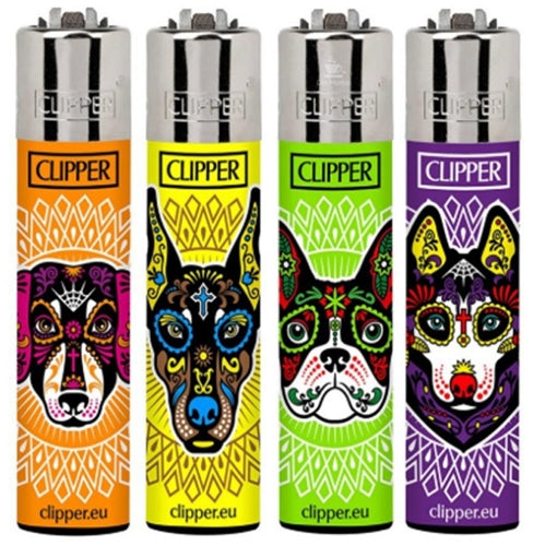 Clipper Lighter - Muerta Dogs - 48pk
