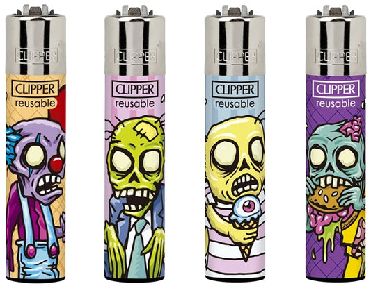 Clipper Lighter - Zombie Invasion 48pk