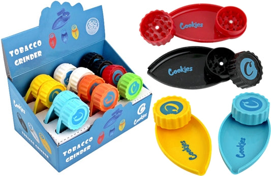 Cookies 2in1 40mm Grinder with Tray 12pk