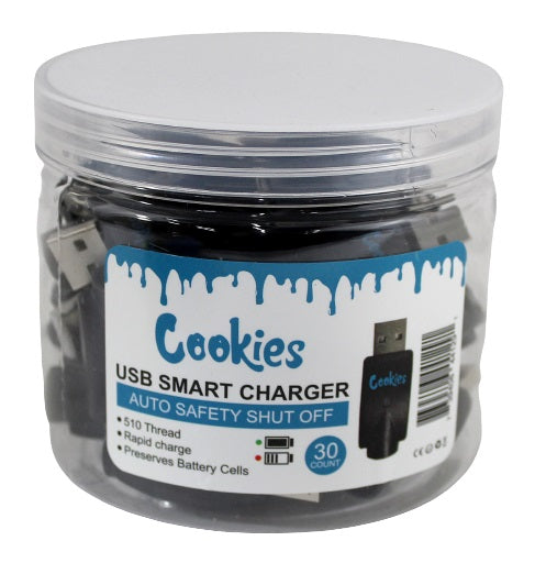 Cookies USB Charger 30pk Tub