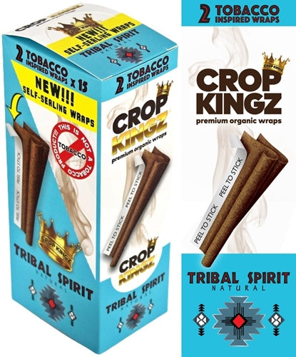 Crop Kingz Tobacco Inspired Self-Sealing Organic Wraps - Tribal Spirit