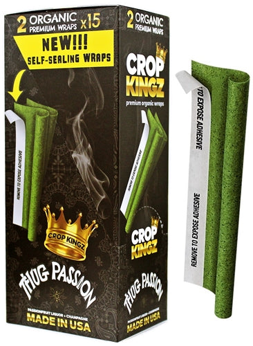 Crop Kingz Premium Hemp Wraps - Thug Passion