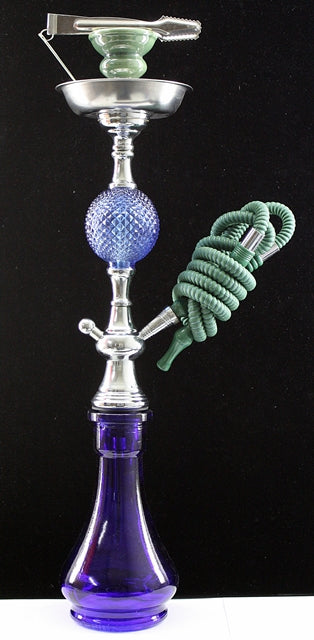 22" 1 Hose Crystal Ball Hookah