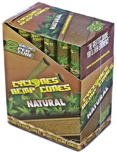 Cyclones Hemp Cones - Natural