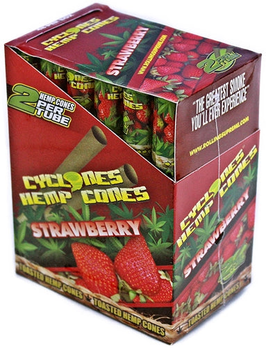 Cyclones Hemp Cones - Strawberry