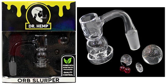 Dr Hemp Premium Quartz Banger Set - Orb Slurper