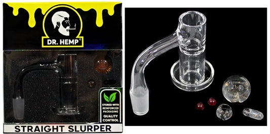 Dr Hemp Premium Quartz Banger Set - Straight Slurper