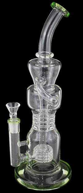 13" Incycler Brick Perk Curve Water Pipe