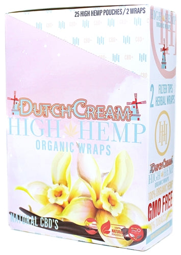 High Hemp Organic Wraps - Dutch Cream