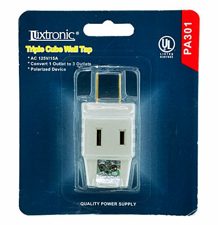 Triple Cube Wall Tap AC 125V-15A