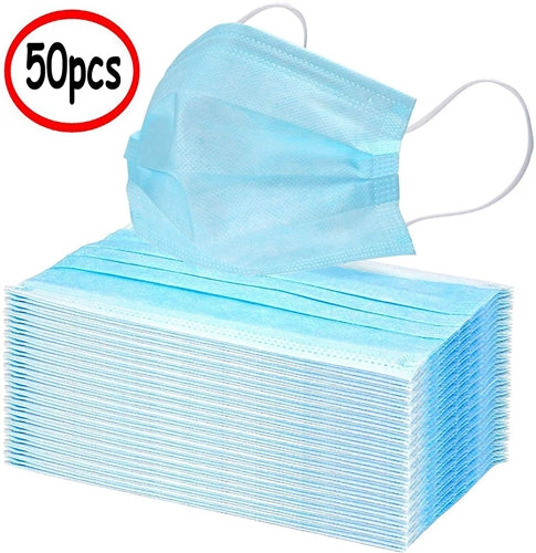 Disposable Protective Earloop Face Mask 50pk