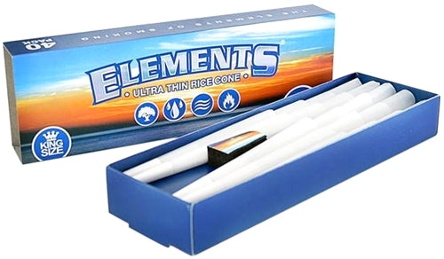 Elements Cones - King Size 40pk