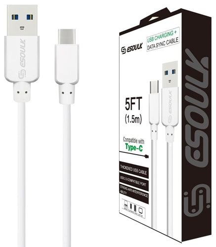 Esoulk 5FT USB Charging Data Sync Cable - Type-C