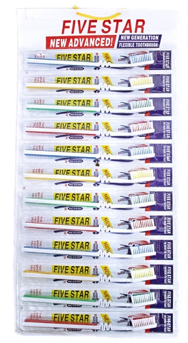 Five Star Toothbrush - 12ct