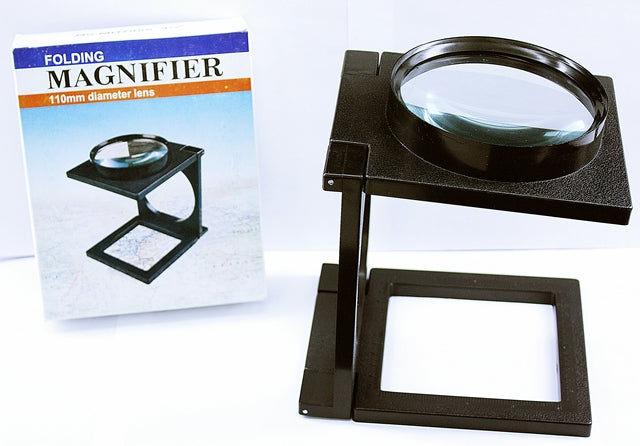 BUY 1 GET 1 FREE Folding Magnifier 110mm Magnifying Glass