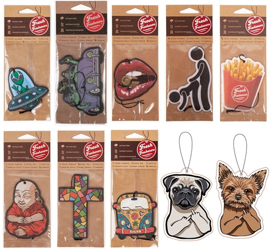 Fresh Fresheners Designer Hanging Air Fresheners 20pk MIX B