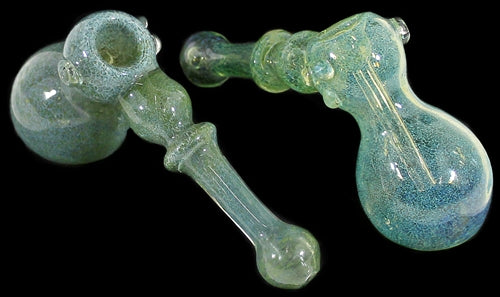 2ct 7" Frit Color Art Hammer Bubbler Water Pipe