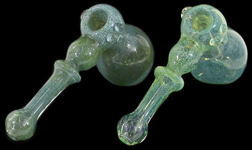 2ct 7" Frit Color Art Hammer Bubbler Water Pipe