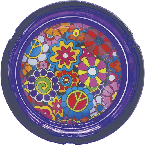 Glass Ashtray - Trippy Vibes 6pk