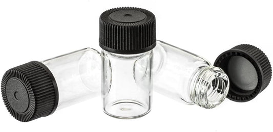 Screw Cap Glass Vials - GV2 - 144pk - 2.5ML